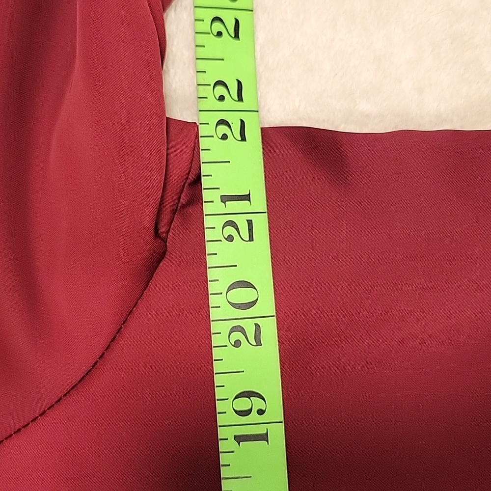Allegra K Elegant Burgundy Women's Blouse, NWT - Picture 6 of 12